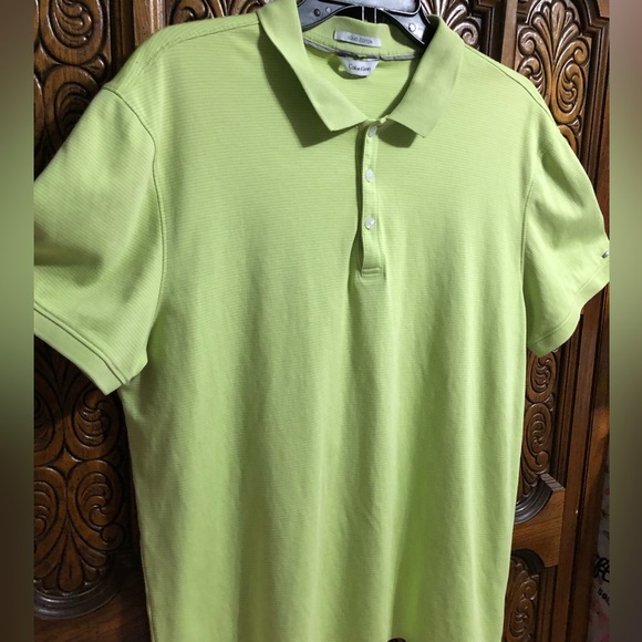 ☘️ CALVIN KLEIN - Liquid Cotten POLO Shirt - Picture 8 of 10